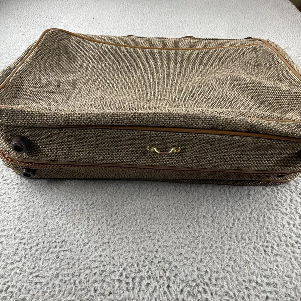 Vintage Hartmann Tweed Wool‎ Garment Bag Bi-Fold Travel Luggage 23